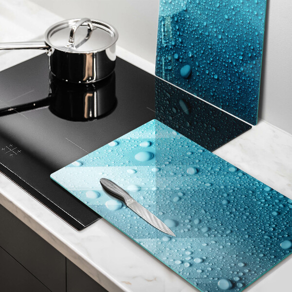 Induction hob cover Drops of water