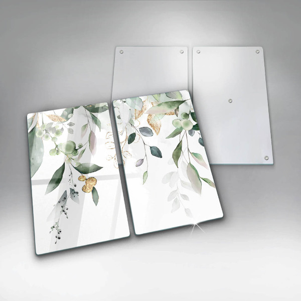 Work surface savers Watercolor leaves