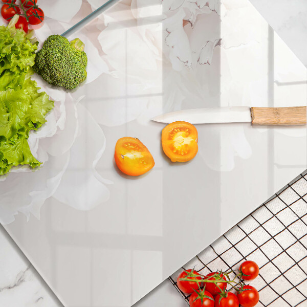 Work surface savers Pastel peonies