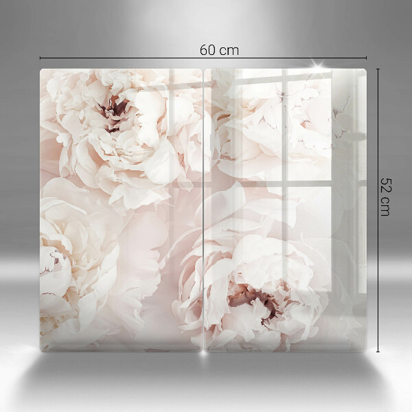 Work surface savers Pastel peonies