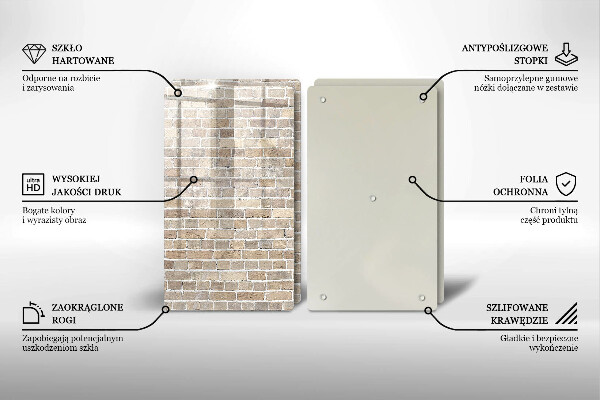 Work surface savers Wall bright bricks