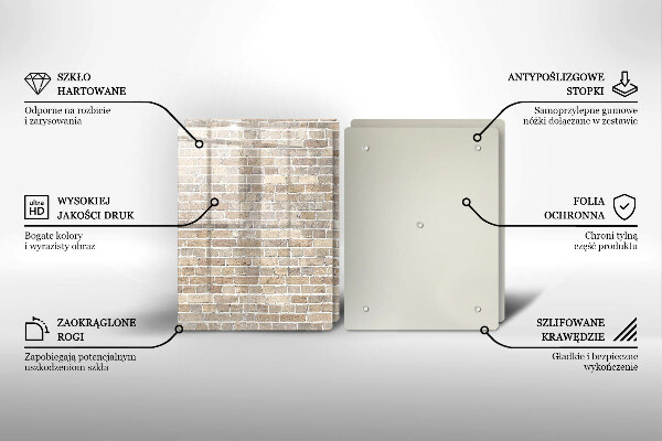 Work surface savers Wall bright bricks