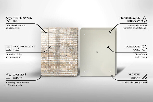 Work surface savers Wall bright bricks