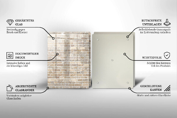 Work surface savers Wall bright bricks