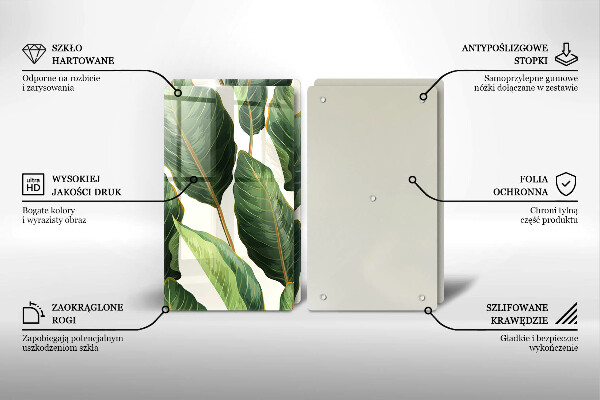 Work surface savers Banana leaves