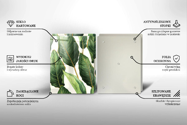 Work surface savers Banana leaves