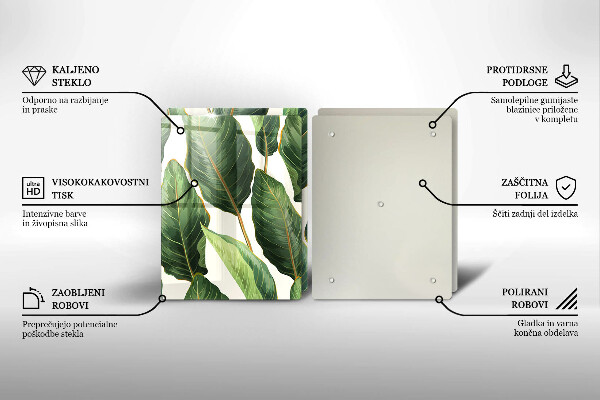 Work surface savers Banana leaves