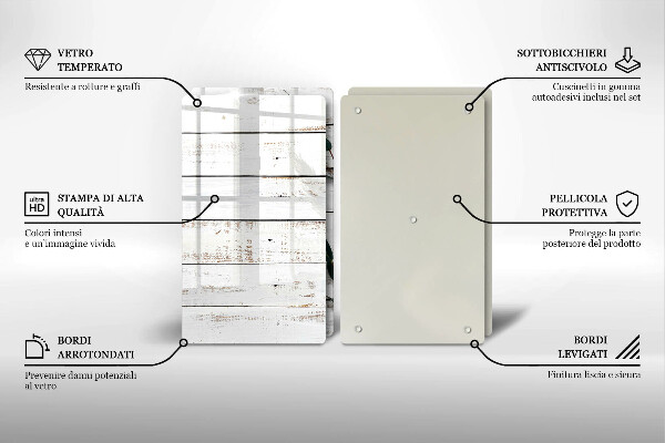 Work surface savers Old boards and leaves