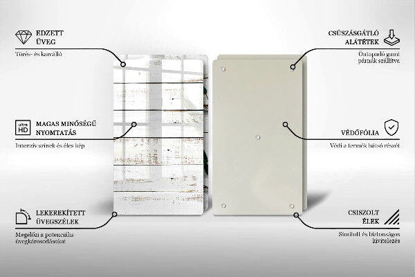Work surface savers Old boards and leaves