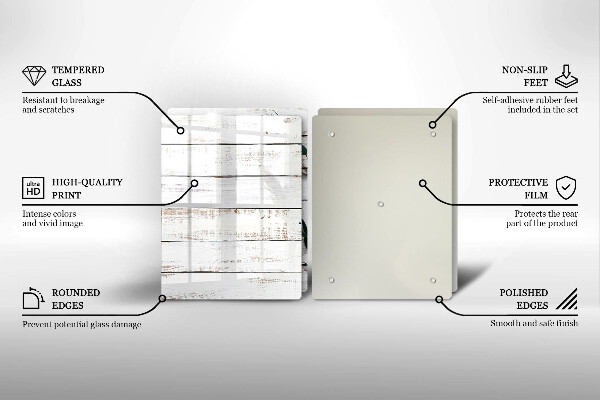 Work surface savers Old boards and leaves
