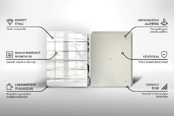 Work surface savers Old boards and leaves