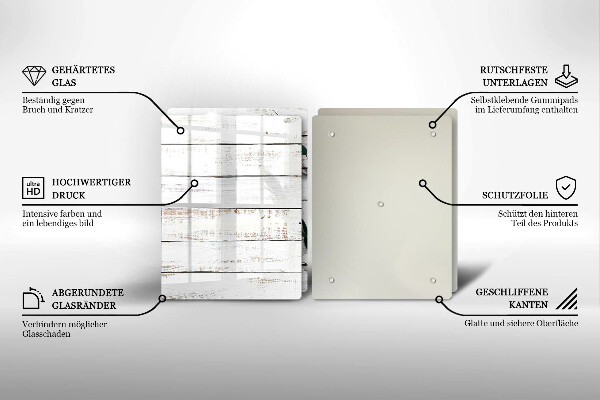 Work surface savers Old boards and leaves