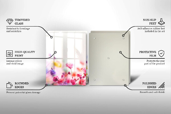 Work surface savers Flower meadow