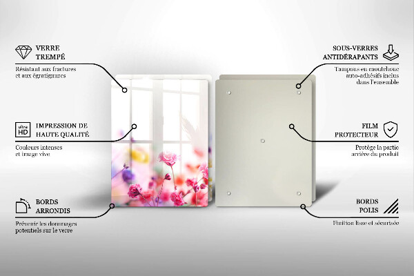 Work surface savers Flower meadow