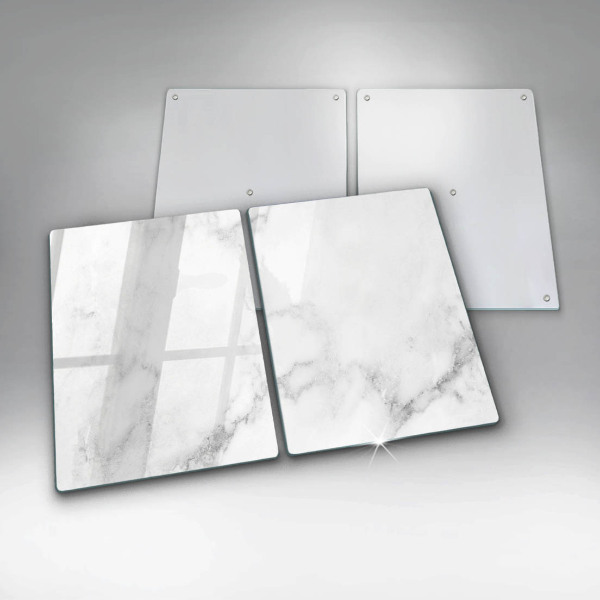 Induction hob cover Modern marble
