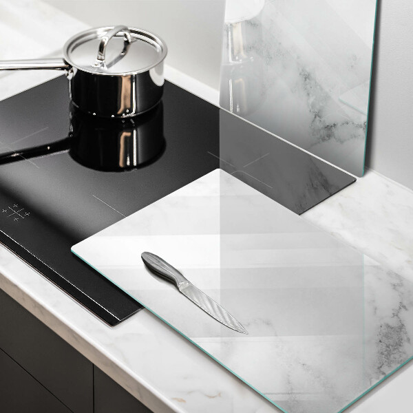 Induction hob cover Modern marble
