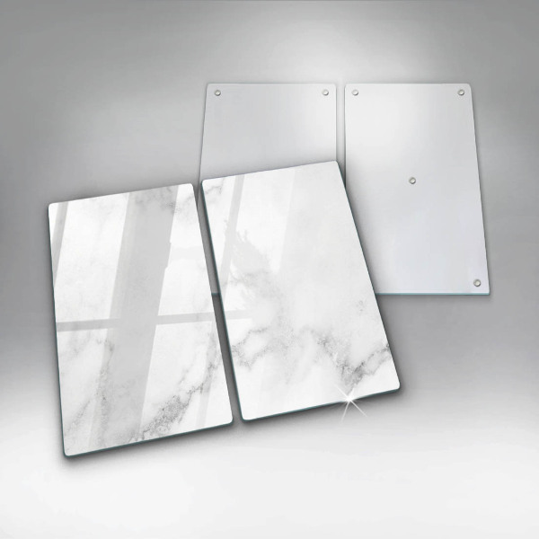 Induction hob cover Modern marble