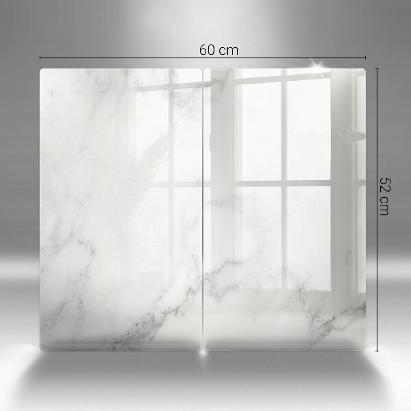Induction hob cover Modern marble