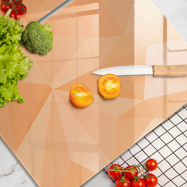 Induction hob cover Geomeric background