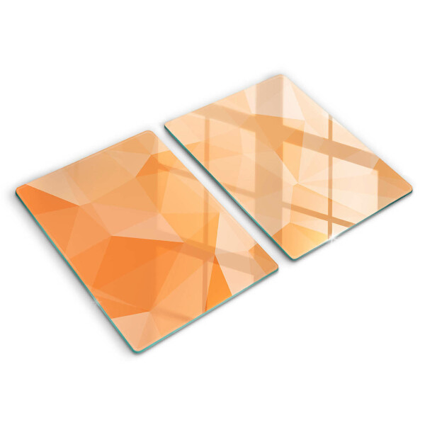 Induction hob cover Geomeric background