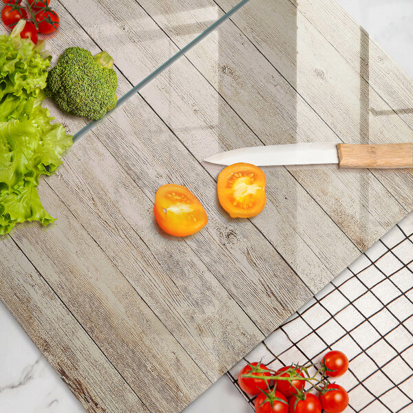 Induction hob cover Wooden planks