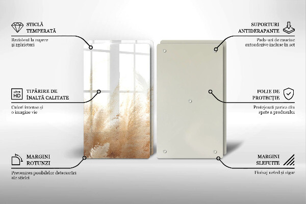 Work surface savers Pampas grass