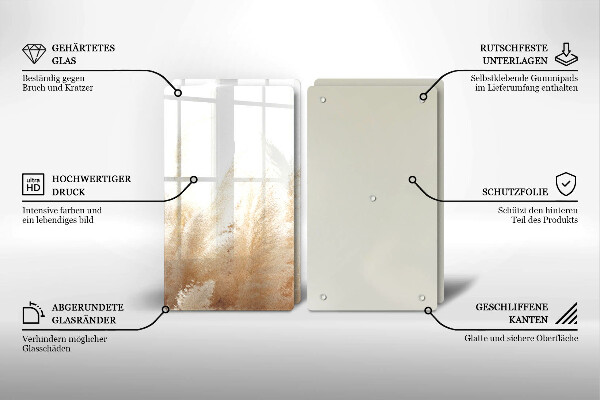 Work surface savers Pampas grass