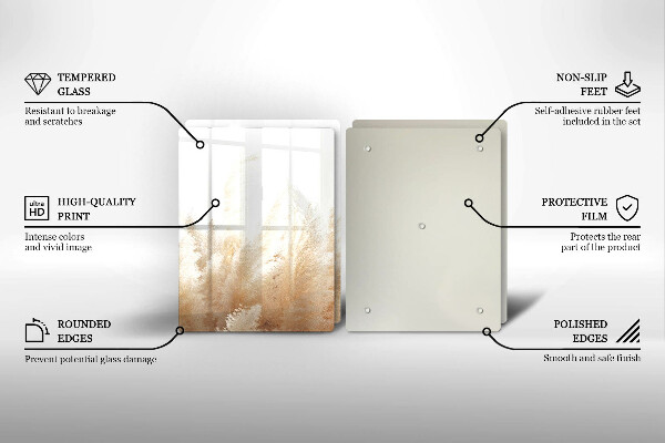 Work surface savers Pampas grass