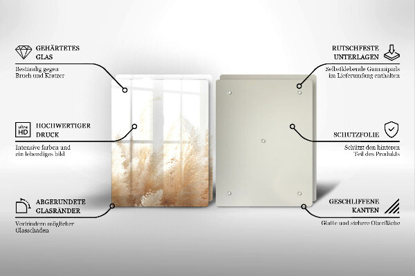 Work surface savers Pampas grass