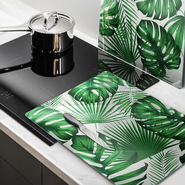Kitchen worktop protector Monstera leaves