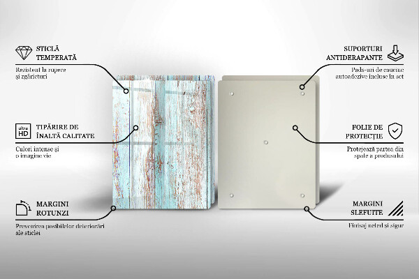 Induction hob cover Old vintage boards