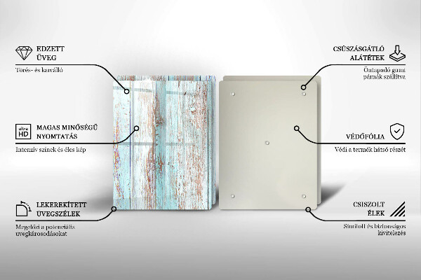 Induction hob cover Old vintage boards