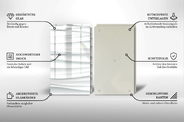 Induction hob cover Modern structure