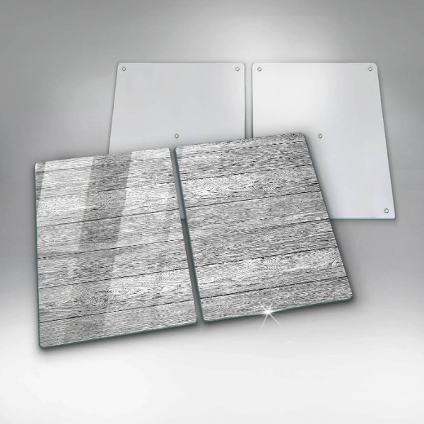Induction hob cover Wood old boards