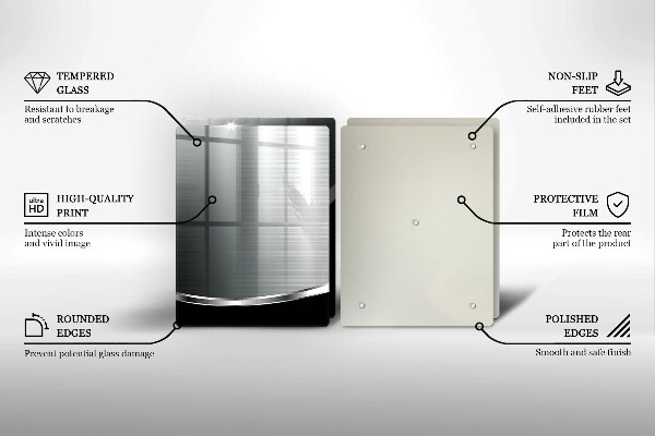 Work surface savers Abstraction with metal