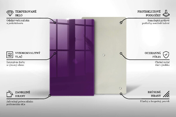 Induction hob protector Violet colour