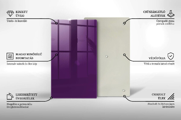 Induction hob protector Violet colour