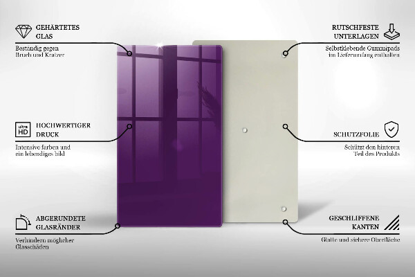 Induction hob protector Violet colour