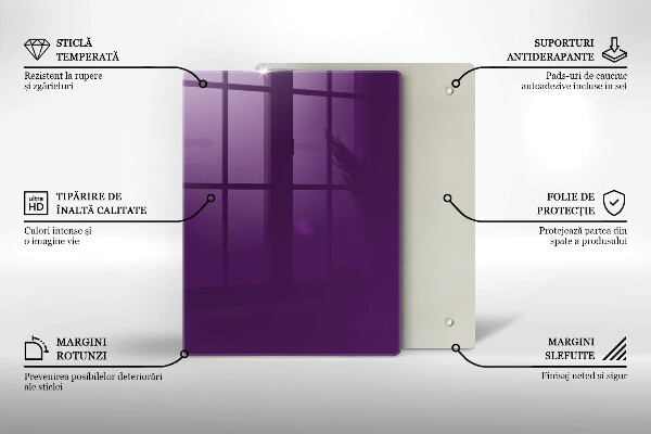 Induction hob protector Violet colour