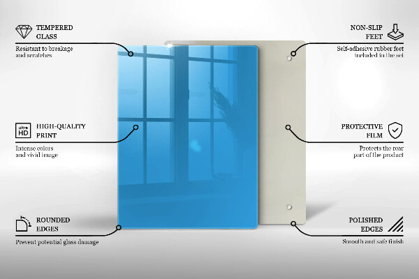 Induction hob protector Blue color