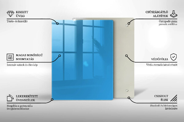 Induction hob protector Blue color