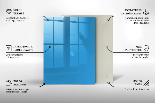 Induction hob protector Blue color