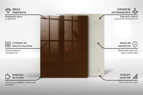 Induction hob protector Brown color