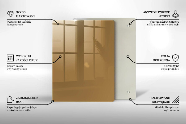 Induction hob protector Beige colour