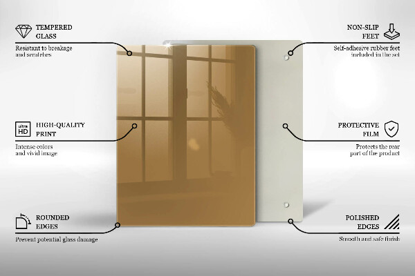 Induction hob protector Beige colour