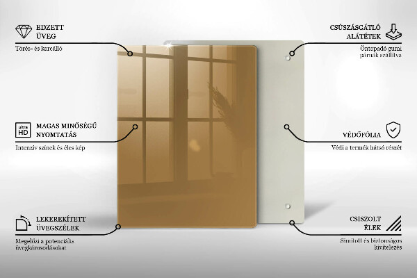 Induction hob protector Beige colour