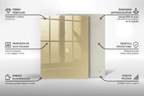 Work surface savers Beige colour