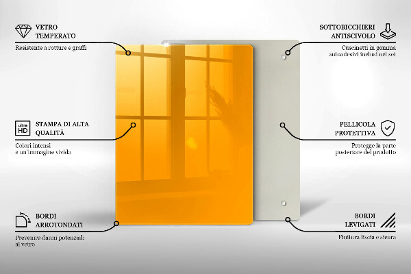 Work surface savers Dark yellow color