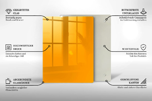 Work surface savers Dark yellow color