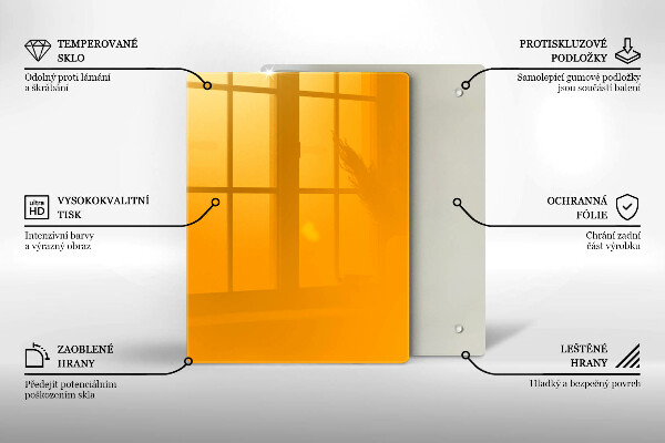 Work surface savers Dark yellow color